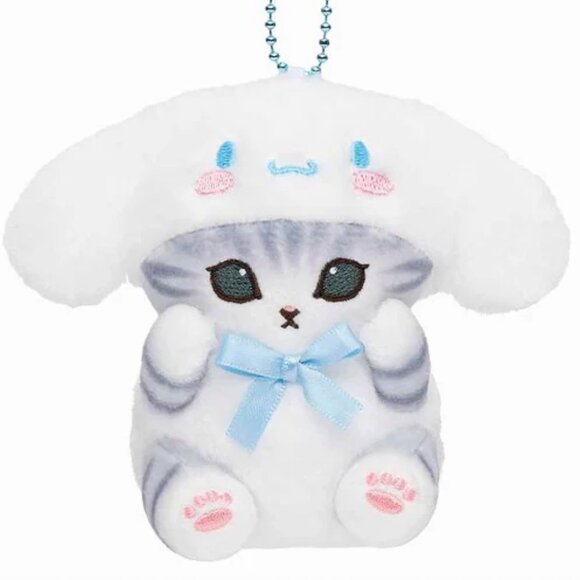 Mofusand Sanrio Cinnamoroll Keychain Bag Charm Plush Japan Trinket Trinketcore - Picture 1 of 3